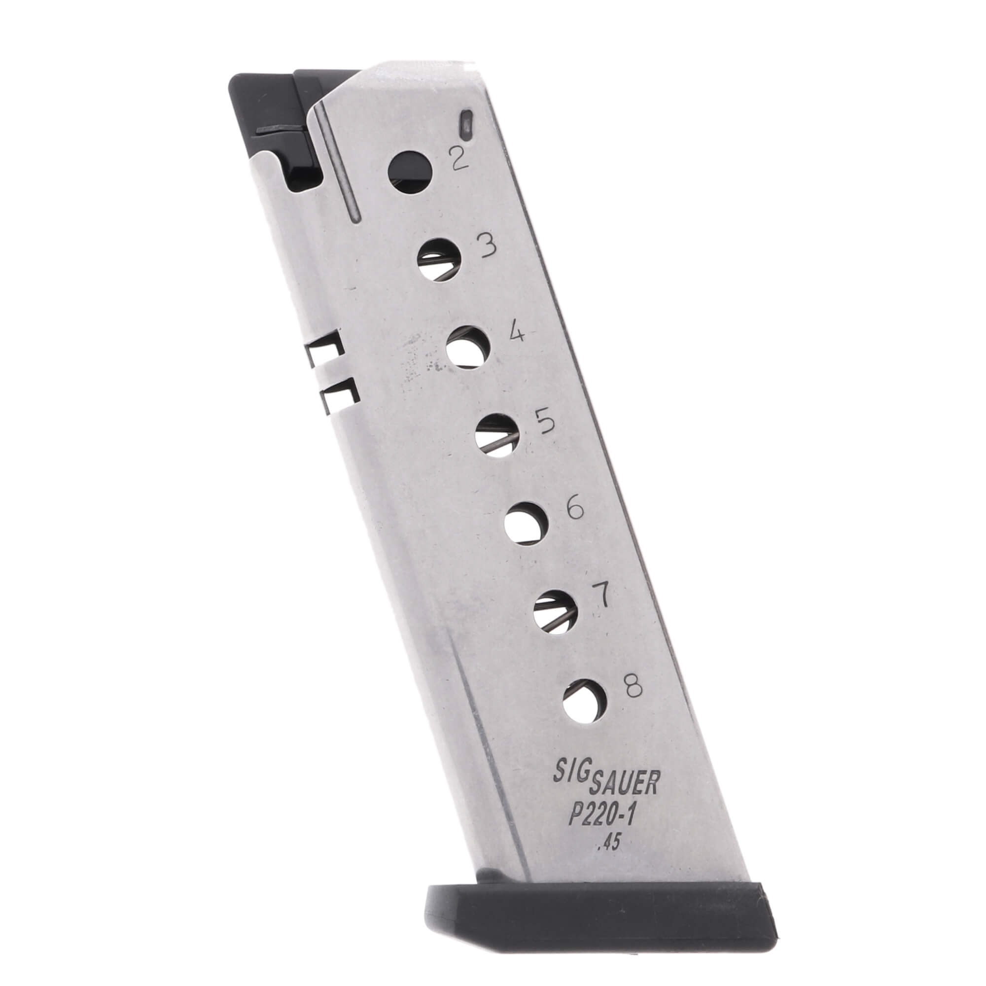 Sig Sauer factory P220 .45 acp stainless 8 round MAG-220-45-8